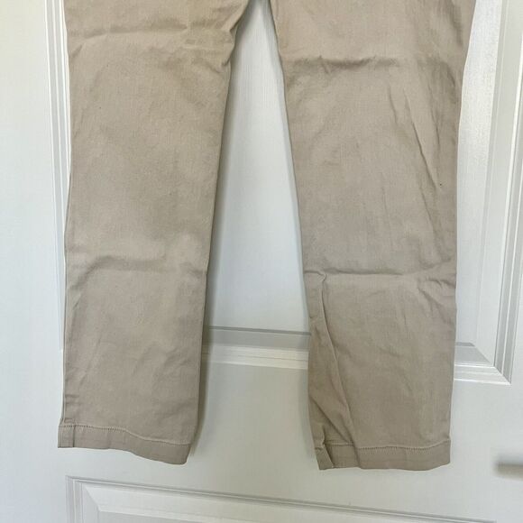 Old Navy Girls Plus Size 18 Tan Khaki Stretch Skinny Leg School Uniform Pants - Picture 6 of 11